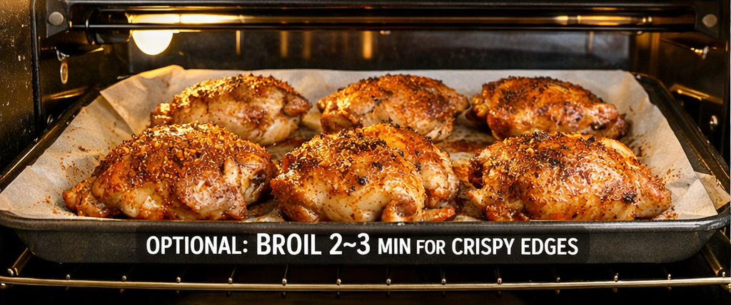 Baked chicken thighs