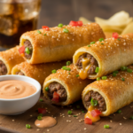 cheeseburger egg roll