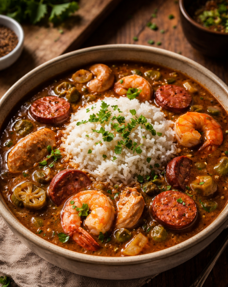 New Orleans style Gumbo