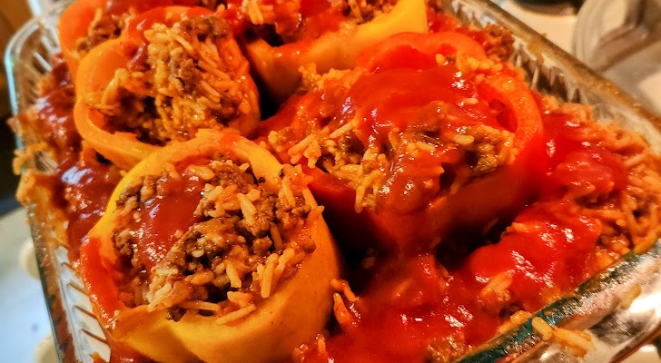 Diabetic-Friendly Stuffed Peppers with Lean Ground Beef and Brown Rice